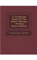 A Vertebrate Fauna of the Outer Hebrides