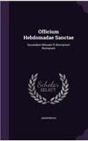 Officium Hebdomadae Sanctae