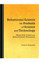 Behavioural Science for Students of Science and Technology