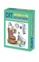 Cat Cartoon-A-Day by Jonny Hawkins 2024 6.2 X 5.4 Box Calendar