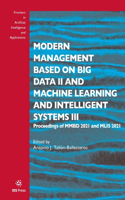 Modern Management based on Big Data II and Machine Learning and Intelligent Systems III