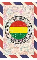 Bolivien Reisetagebuch: A5 Reise Journal I Notizbuch I Urlaubs Planer I Road trip Planer I Travel notebook I 6X9 Pocket journal I Geschenk für Backpacker