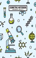 Science Isometric Graph Paper Notebook