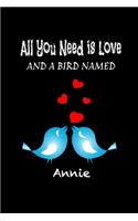 All you need is love and a bird named Annie