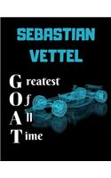 SEBASTIAN VETTEL greatest of all time: Notebook/notepad/diary/journal perfect gift for all formula 1 fans. - 80 black lined pages - A4 - 8.5x11 inches