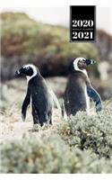 Penguin Puffin Antarctica Seabird Week Planner Weekly Organizer Calendar 2020 / 2021 - Side by Side