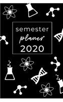 Semester Planer 2020: A5 Studienplaner 2020 - Terminplaner - Studium Planer - Universität Zubehör - Semesterplaner - Jahresplaner - Geschenkidee für Studenten - Studenten