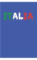Italia Notebook: Graph Paper Journal 6x9 - 120 Pages