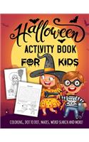 Halloween Activity Book for Kids Ages 4-8