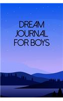 Dream Journal For Boys