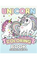 Unicorn Coloring Book for Kids Ages 4-8