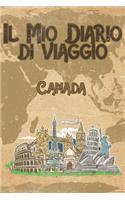 Il mio diario di viaggio Canada: 6x9 Diario di viaggio I Taccuino con liste di controllo da compilare I Un regalo perfetto per il tuo viaggio in Canada e per ogni viaggiatore