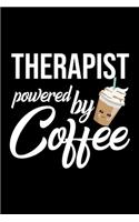 Therapist Powered by Coffee: Christmas Gift for Therapist - Funny Therapist Journal - Best 2019 Christmas Present Lined Journal - 6x9inch 120 pages