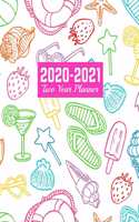 2020-2021 Two Year Planner: Cute 24-Months Calendar, 2-Year Appointment Business Planners, Agenda Schedule Organizer Logbook and Journal - Art Cover 00023191