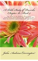A Bible Study of Proverbs Chapter 20--Book 4