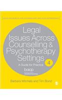 Legal Issues Across Counselling & Psychotherapy Settings