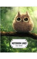 Notebook Lined Owl: Notebook Journal Diary