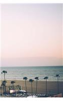 Santa Monica Beach - California: 150 page lined 6 x 9 notebook/diary/journal