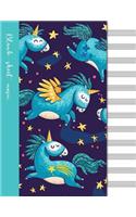 Blank Sheet Music: Music Manuscript Paper / Staff Paper / Perfect-Bound Notebook for Composers, Musicians, Songwriters, Teachers and Students - Unicorn Cover: Music Manuscript Paper / Staff Paper / Perfect-Bound Notebook for Composers, Musicians, Songwriters, Teachers and Students - Unicorn Cover