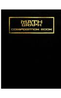 Graph Composition Book: Squared Graphing Paper Blank Quad Ruled 100Pages Large Size 8.5x11"