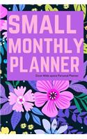 Dove Small Monthly Planner