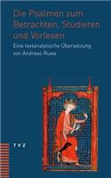 Die Psalmen Zum Betrachten, Studieren Und Vorlesen