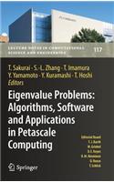 Eigenvalue Problems: Algorithms, Software and Applications in Petascale Computing