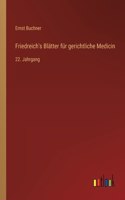 Friedreich's Blätter für gerichtliche Medicin
