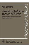 Volkswirtschaftliche Theorie der Firma