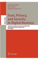 Trust, Privacy, and Security in Digital Business