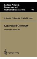 Generalized Convexity
