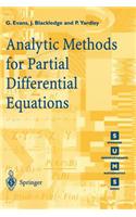 Analytic Methods for Partial Differential Equations