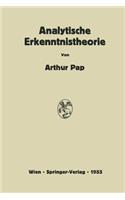 Analytische Erkenntnistheorie