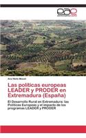 políticas europeas LEADER y PRODER en Extremadura (España)