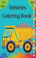 Vehicles Coloring Book