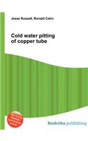 Cold Water Pitting of Copper Tube