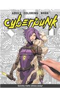 Cyberpunk Adults Coloring Book