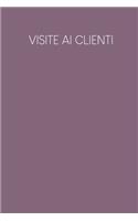 Visite ai clienti: Quaderno da completare per la registrazione delle conversazioni con i (nuovi) clienti - Design: Viola