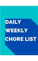 Daily Weekly Chore list