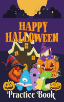 Halloween ABC Practice Book