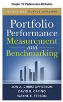Portfolio Performance Measurement and Benchmarking, Chapter 18 - Performance Attribution