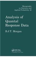 Analysis of Quantal Response Data