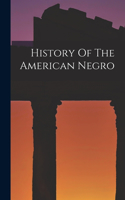 History Of The American Negro