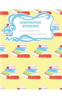 Composition Notebook: A 8.5x11 Inch Matte Softcover Paperback Notebook Graph Paper Journal - 120 pages 4x4 Grids -Back to School Book Stack