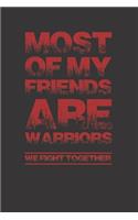 Warriors Fighting Squad Notebook Journal: Warriors Fighting Squad Notebook Journal Gift Dot Grid 6 x 9 120 Pages