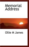 Memorial Address