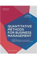 Quantitative Methods for Business Management: Module Mas1403