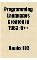 Programming Languages Created in 1983: GW-BASIC, C++(English)