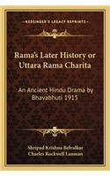 Rama's Later History or Uttara Rama Charita