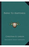 Paths To Happiness